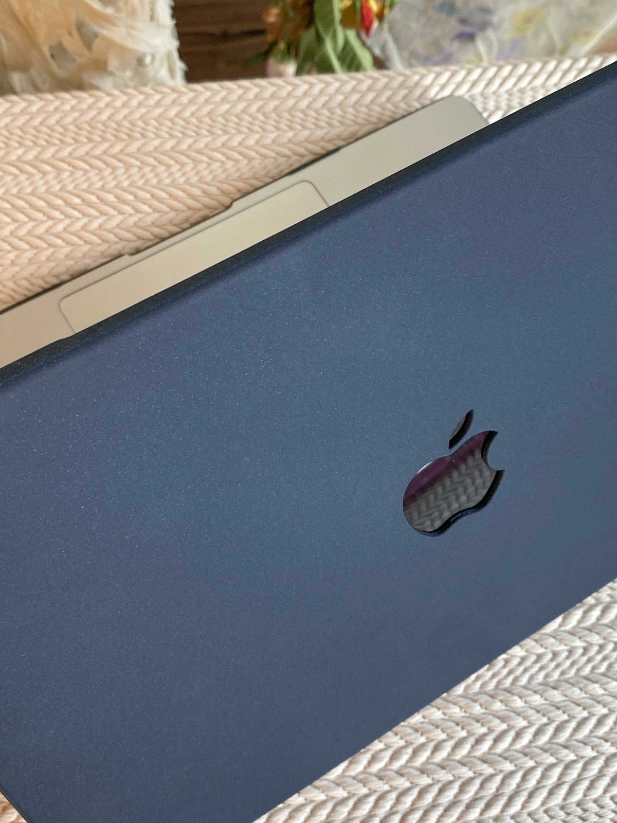 Coque MacBook Bleu Granuleux