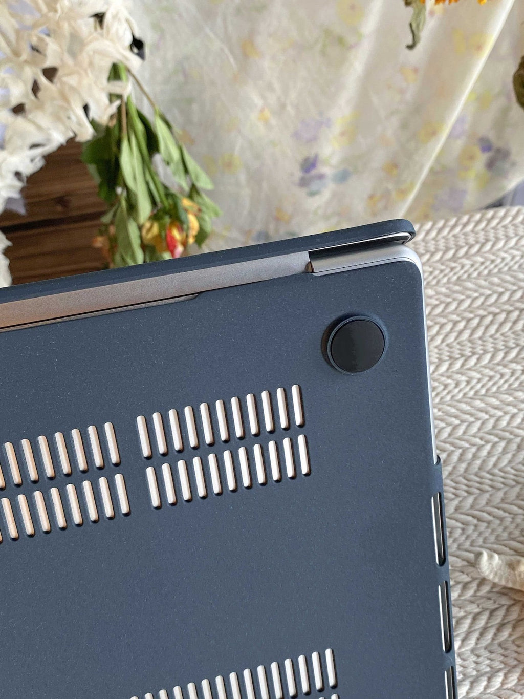 Coque MacBook Bleu Granuleux