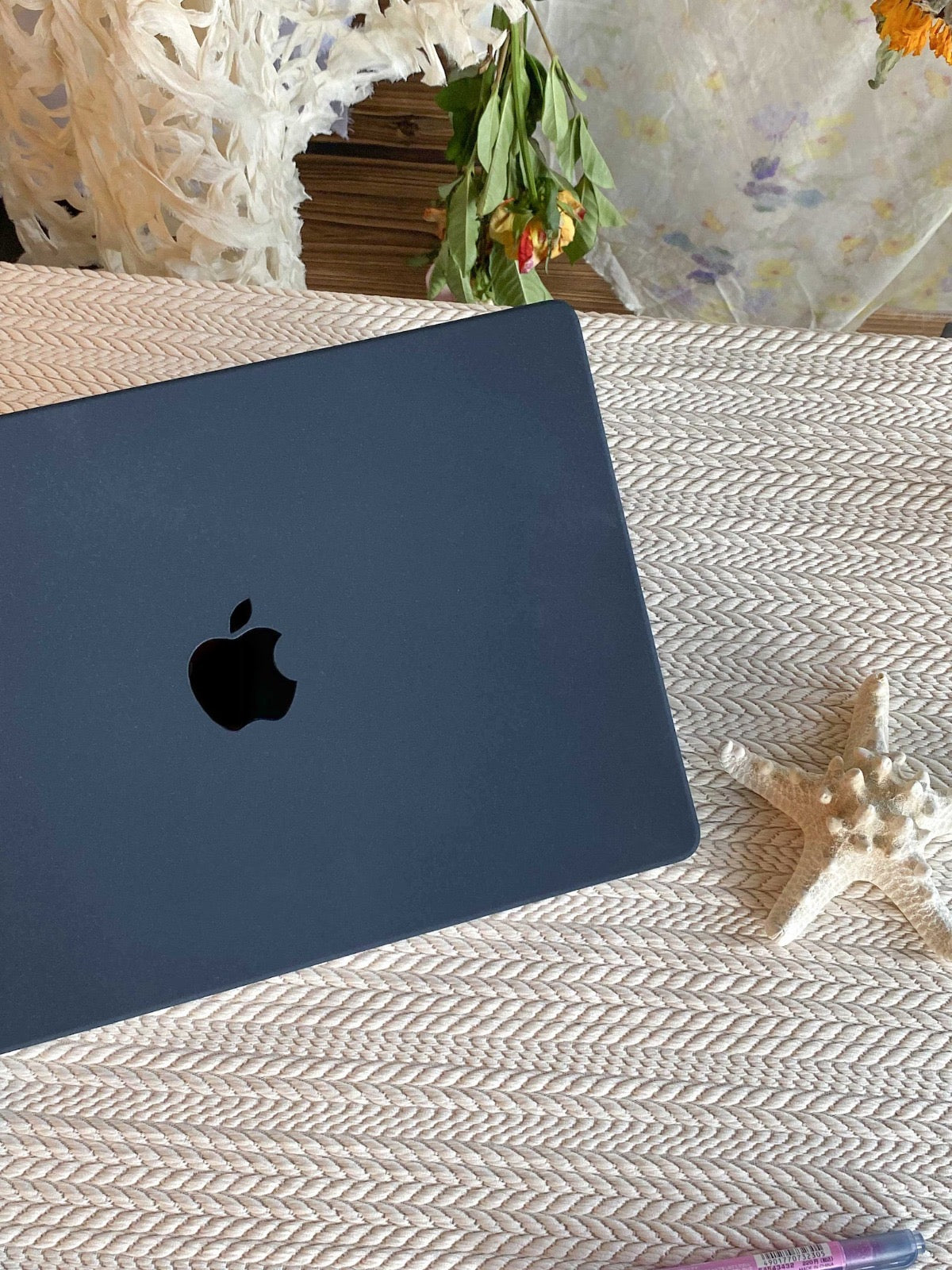 Coque MacBook Bleu Granuleux